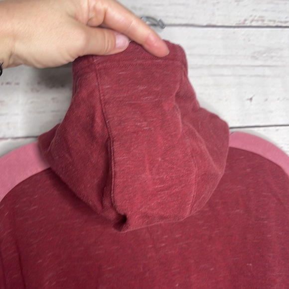 adidas Red Pink Hoodie Sweatshirt Sz Medium! - Picture 9 of 9